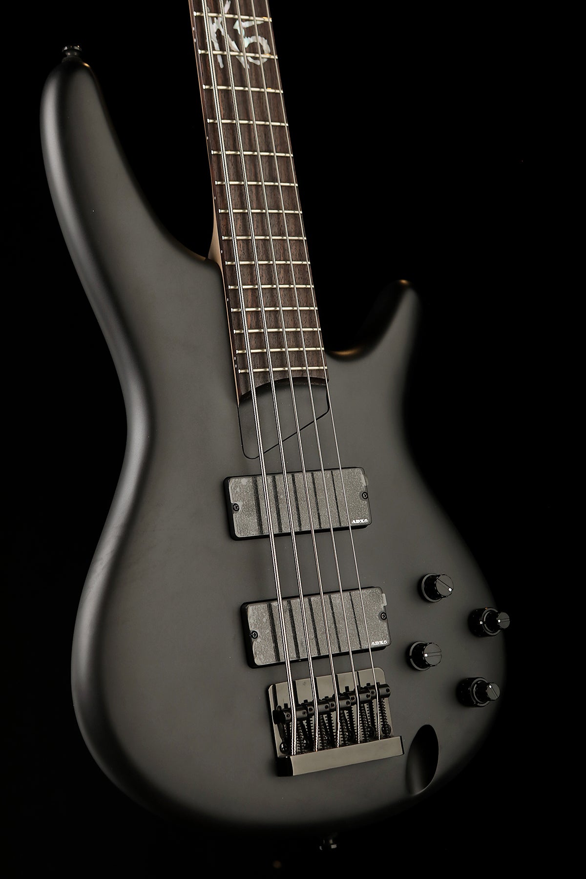Ibanez Fieldy K5 Bass in Flat Black