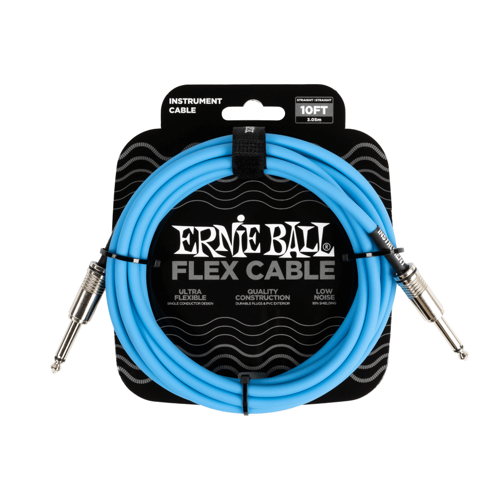Ernie Ball FLEX CABLE STRAIGHT/STRAIGHT 10FT
