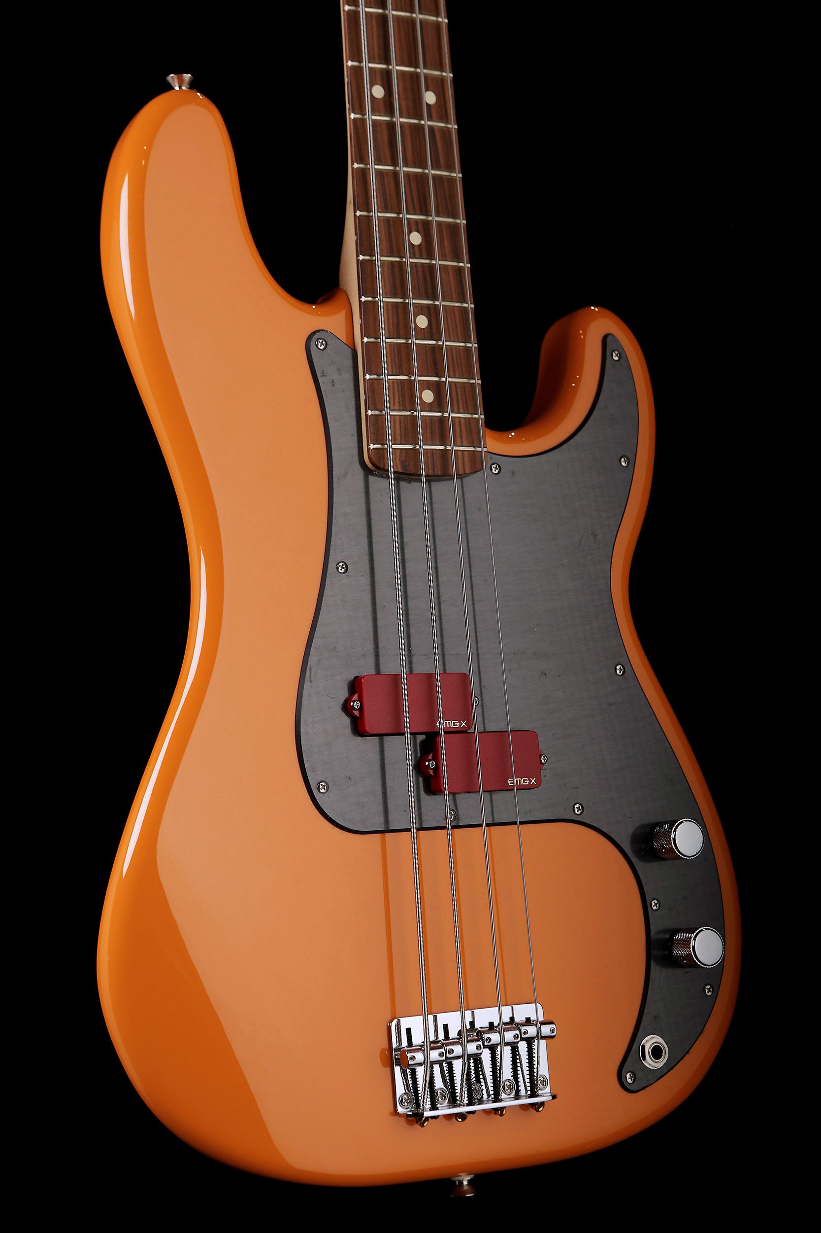 Fender BC Custom Player Precision Bass, Capri w/Red EMG P