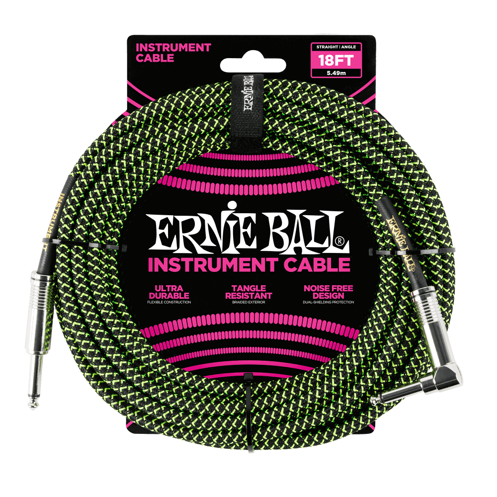 Accessories - Ernie Ball 18' Braided Cables