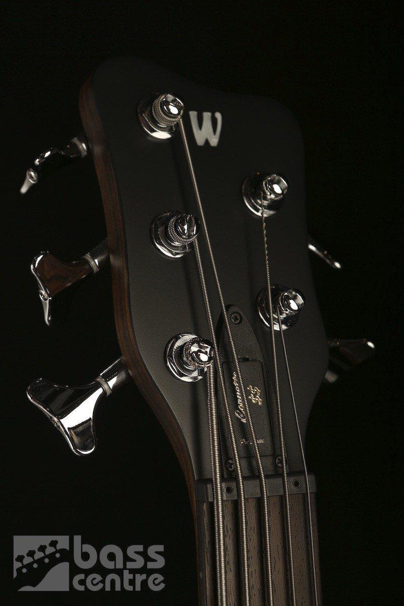 Bass Guitars - Warwick German Pro Series Corvette 5 Double Buck Nirvana Black