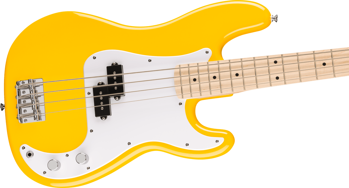 Squier Limited Edition Sonic® Precision Bass® Graffiti Yellow - Bass Centre Music Store Melbourne