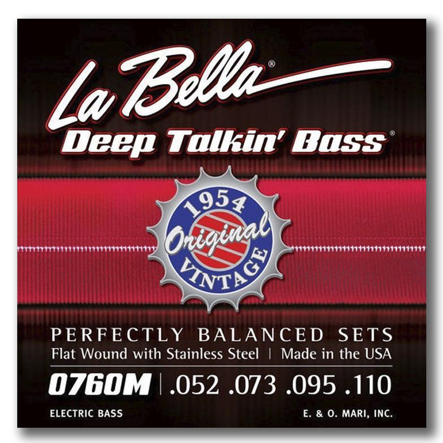 La Bella 760 Flatwound 4 string Sets - Bass Centre Music Store Melbourne