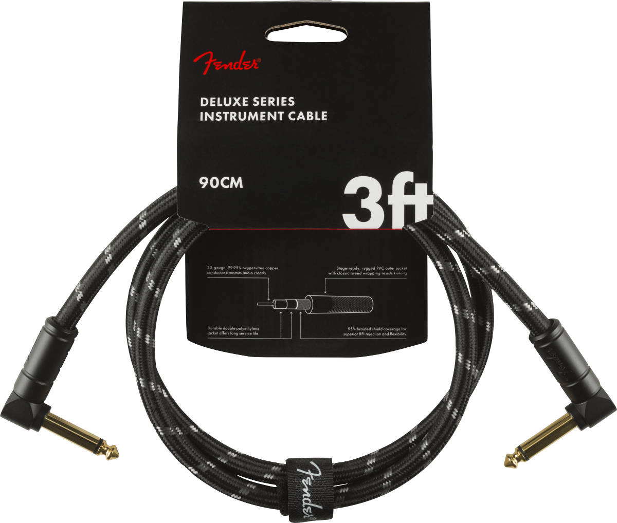 Fender Deluxe Series Instrument Cables - Bass Centre Music Store Melbourne
