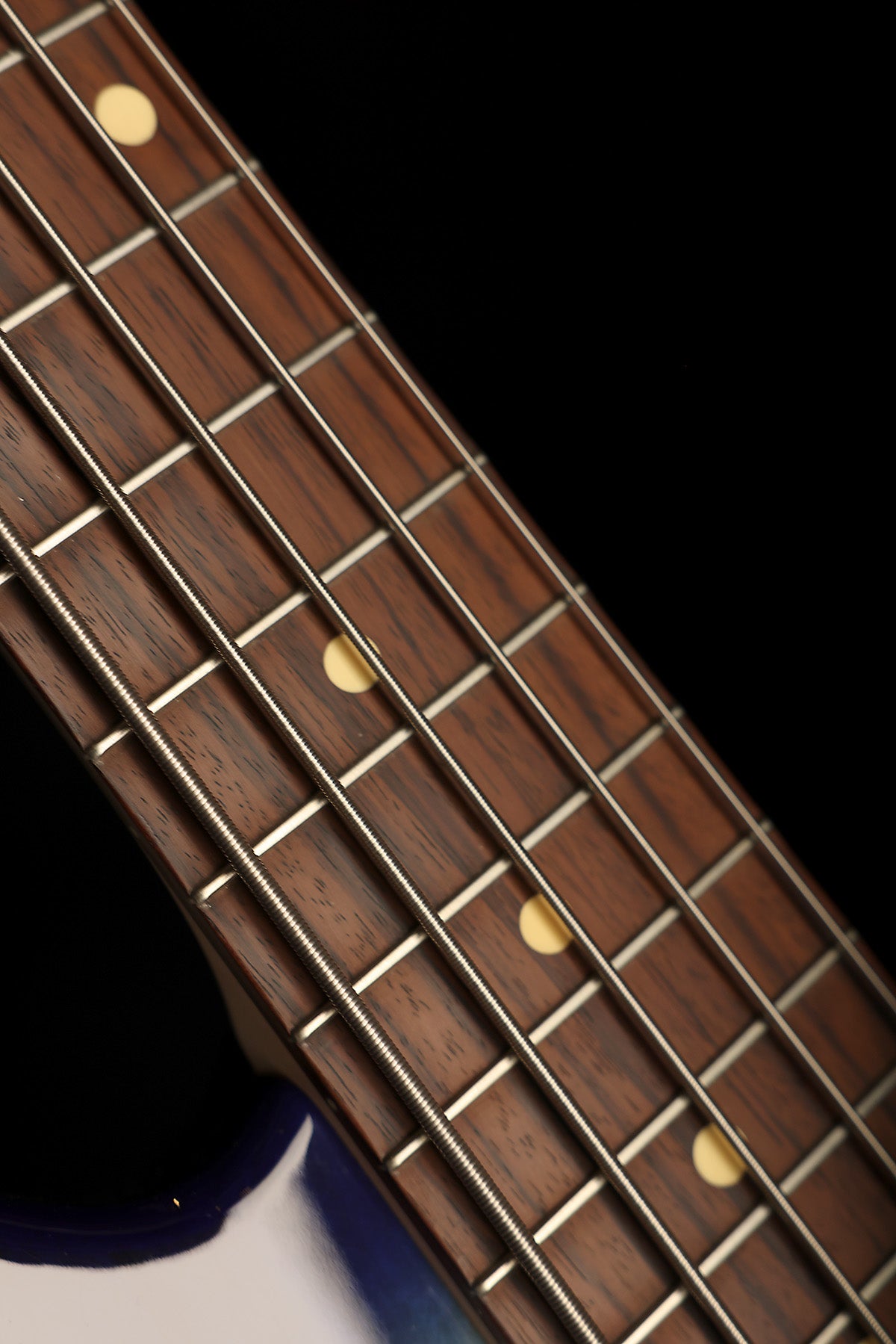 Lakland Skyline 55-01 Deluxe Spalted Ocean Burst, Black Hardware