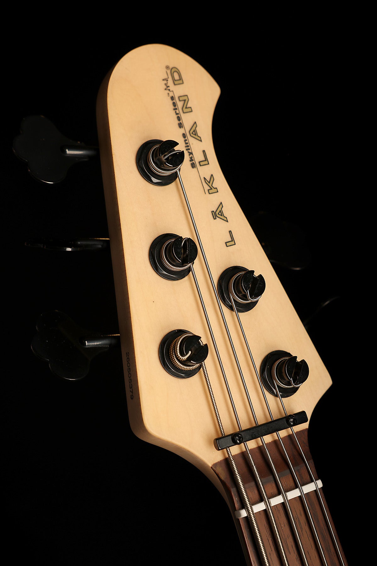 Lakland Skyline 55-01 Deluxe Spalted Ocean Burst, Black Hardware