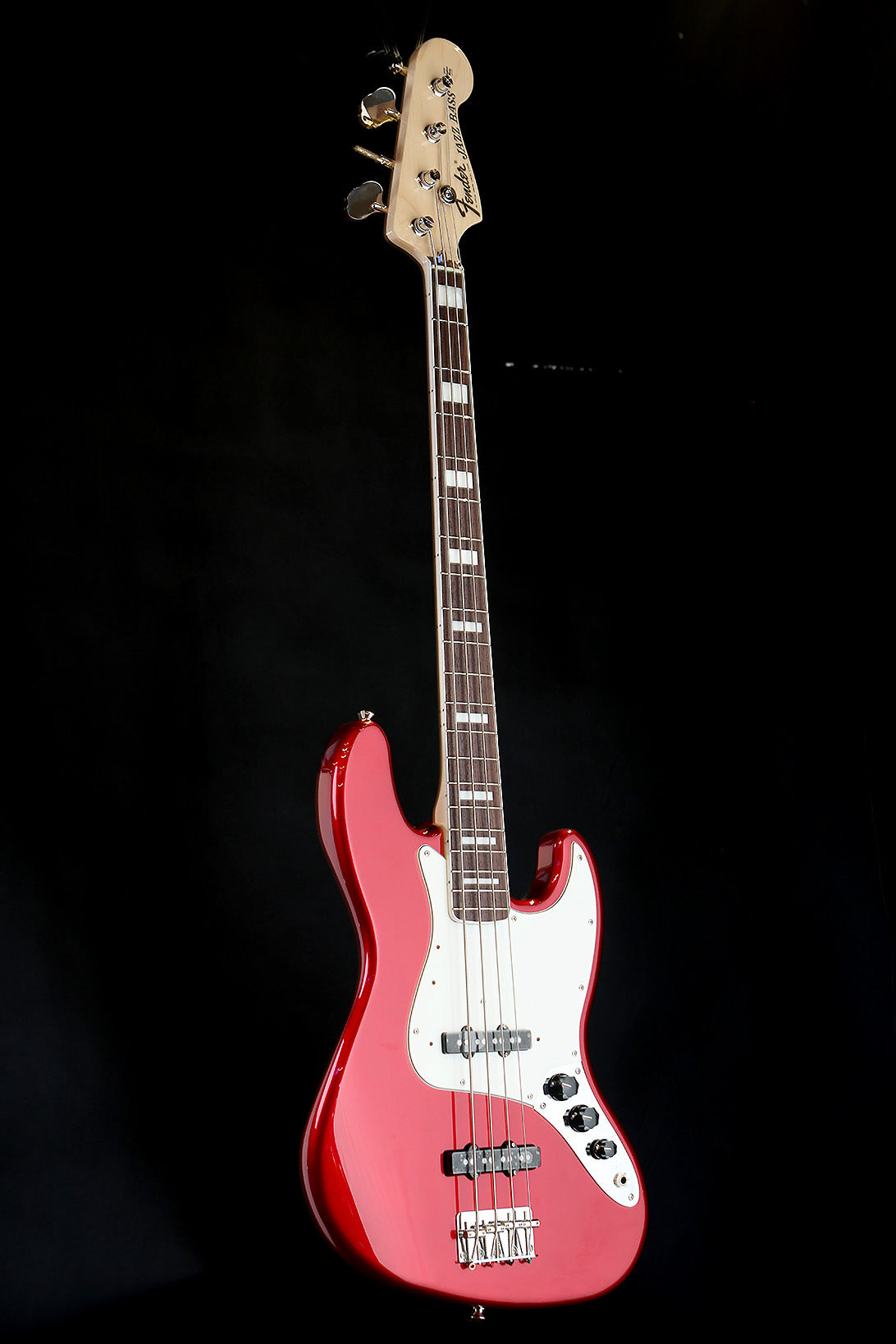 Fender Made in Japan Traditional '70s Jazz Bass Candy Apple Red w/ Gigbag - Bass Centre Music Store Melbourne