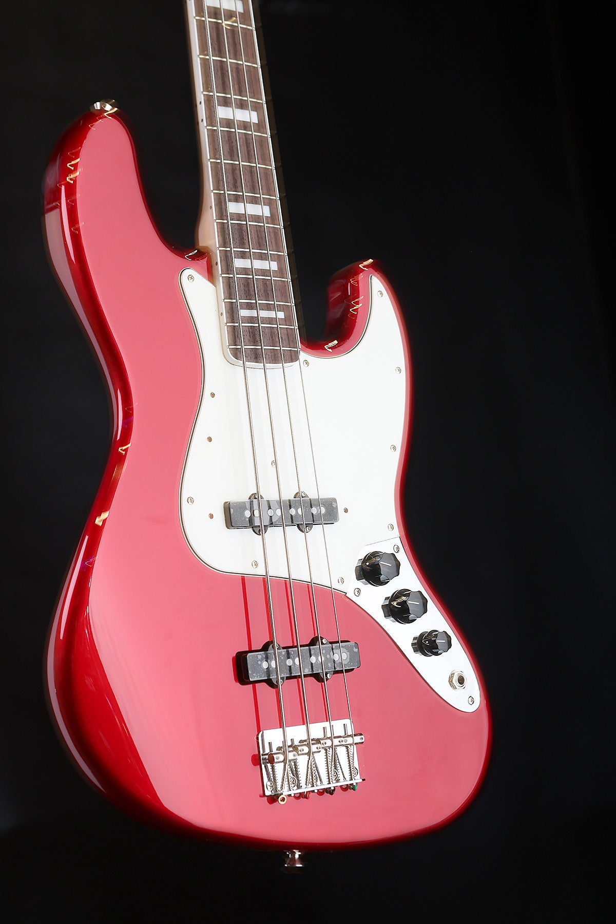 Fender Made in Japan Traditional '70s Jazz Bass Candy Apple Red w/ Gigbag - Bass Centre Music Store Melbourne
