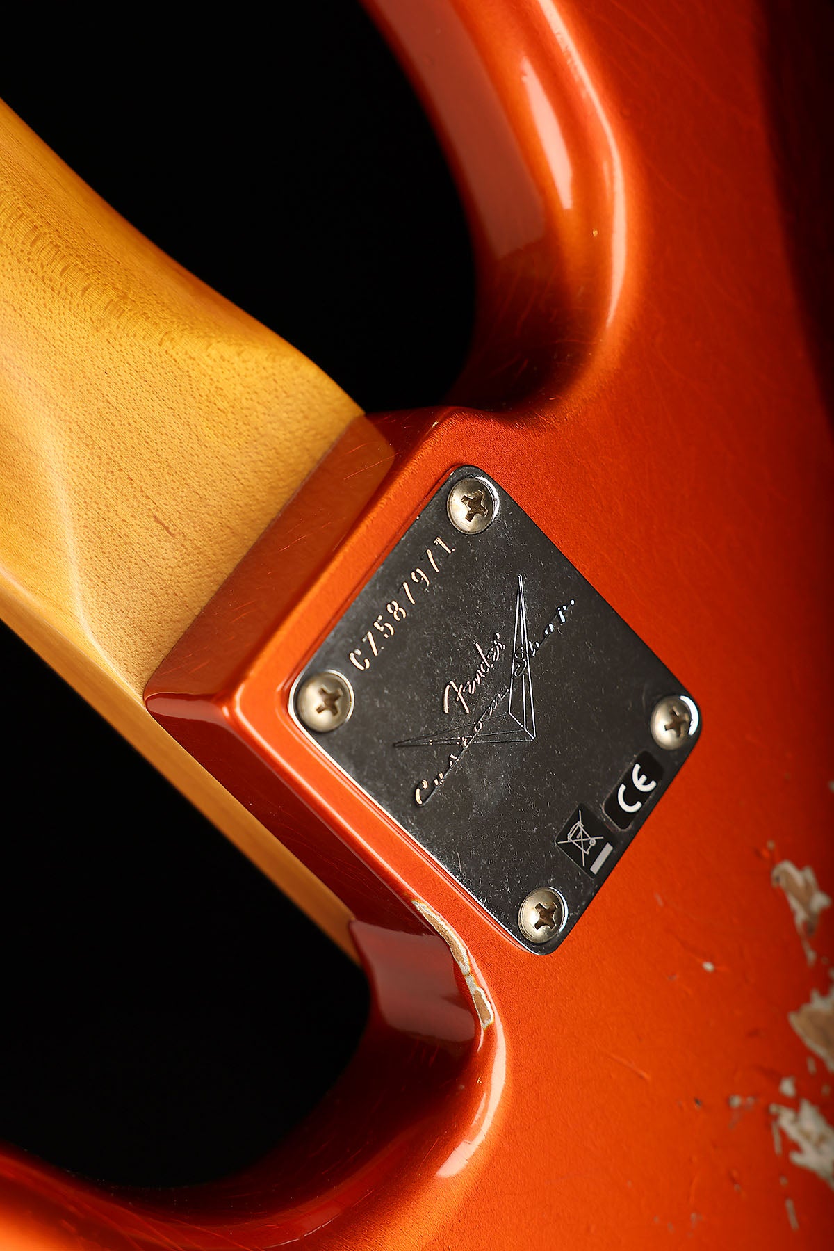 Fender Custom Shop 64 Precision Bass Candy Tangerine