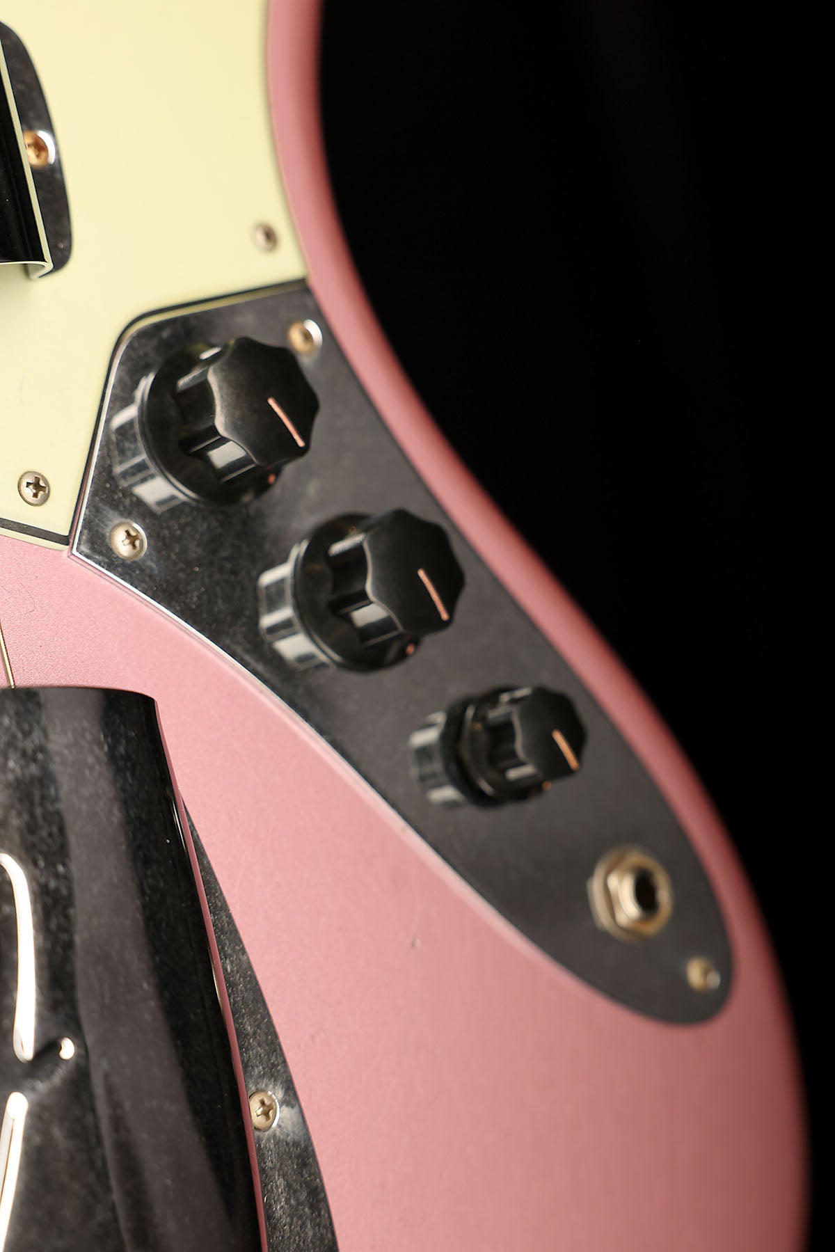 Fender Custom Shop 1965 Jazz Bass Faded Burgandy Mist Metallic w/matching headstock