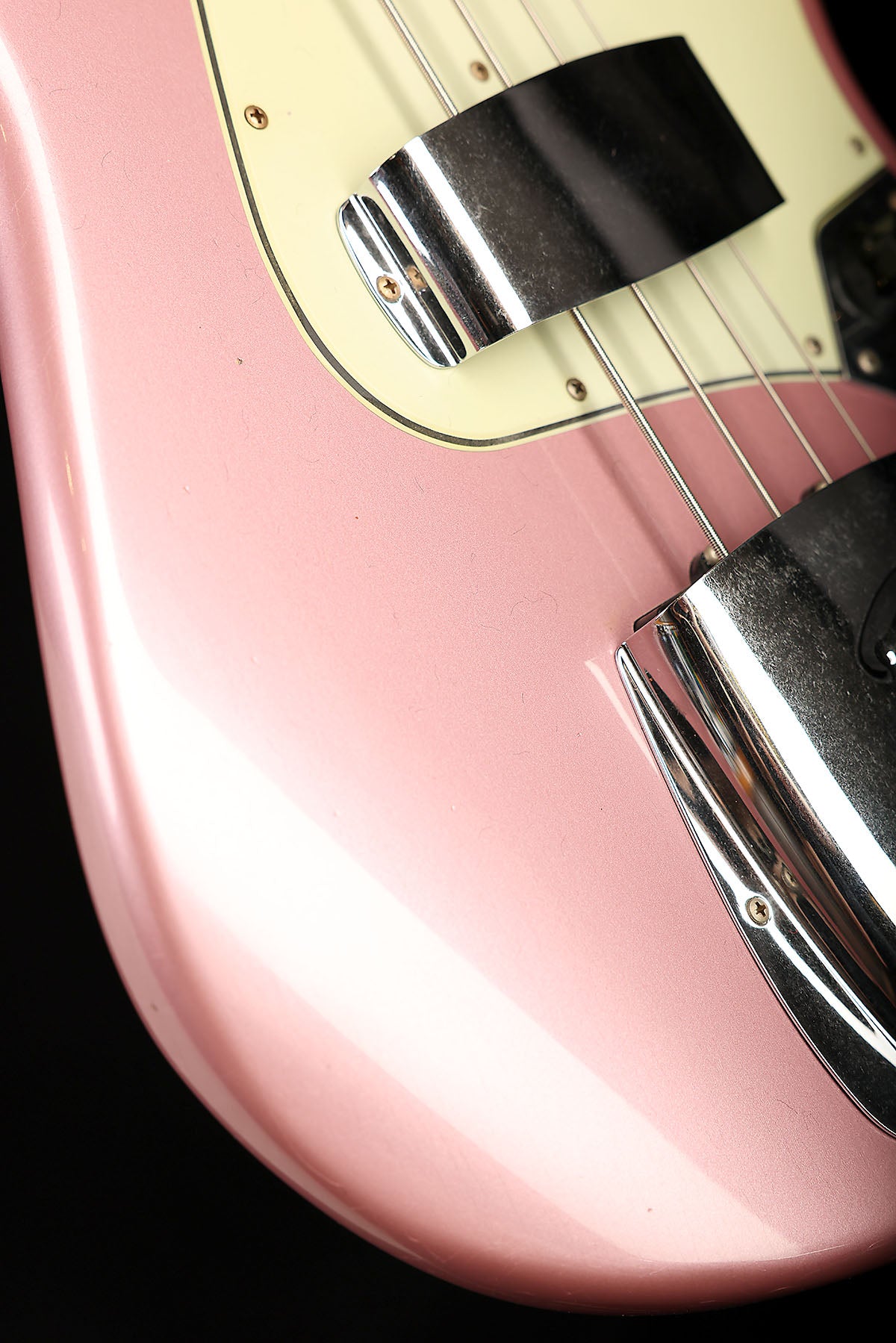 Fender Custom Shop 1965 Jazz Bass Faded Burgandy Mist Metallic w/matching headstock