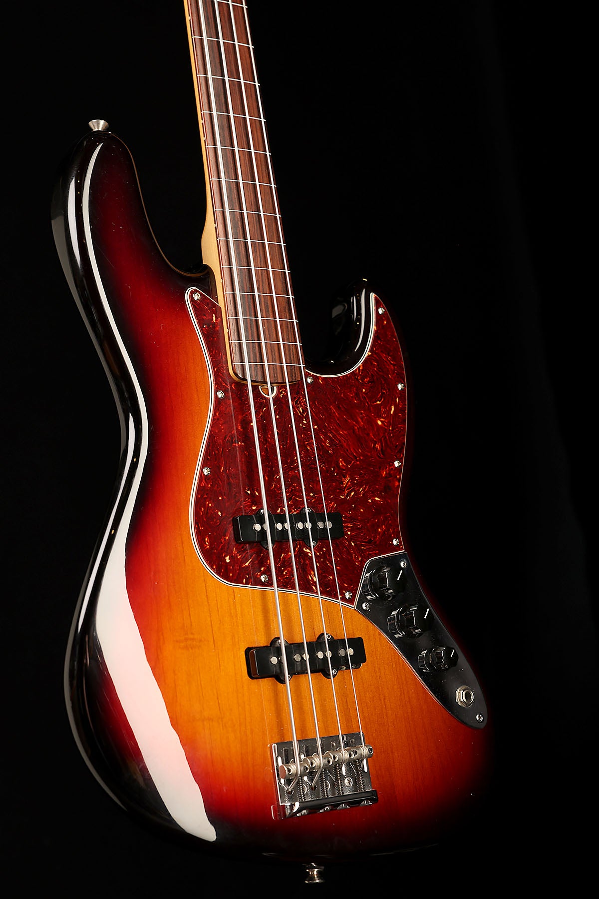 Preloved Fender American Standard Jazz FRETLESS