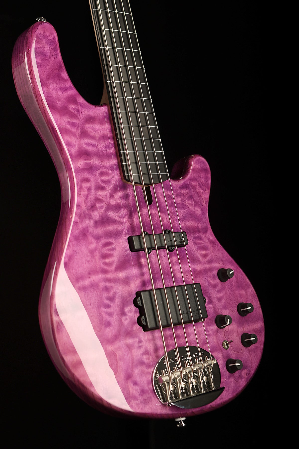 Lakland Skyline 55-02 Deluxe FRETLESS Trans Purple - Bass Centre Music Store Melbourne
