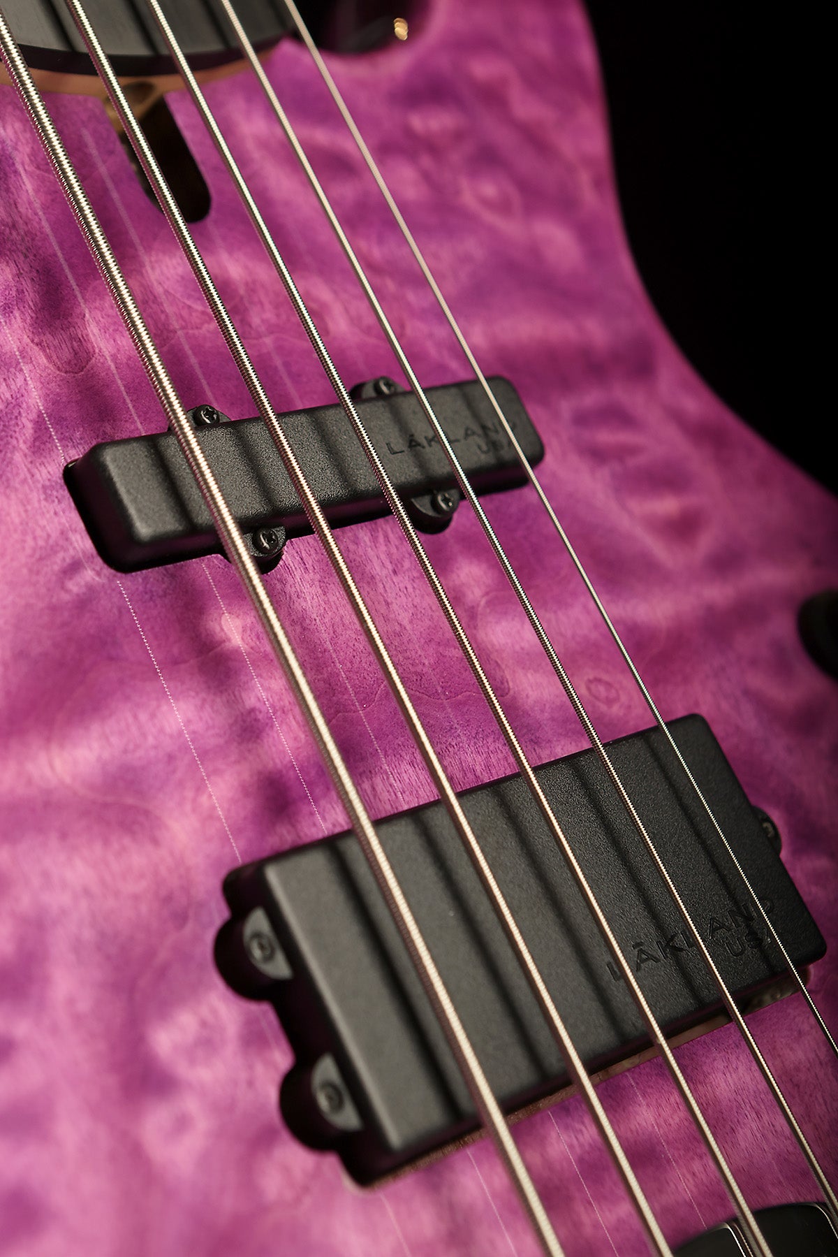 Lakland Skyline 55-02 Deluxe FRETLESS Trans Purple - Bass Centre Music Store Melbourne