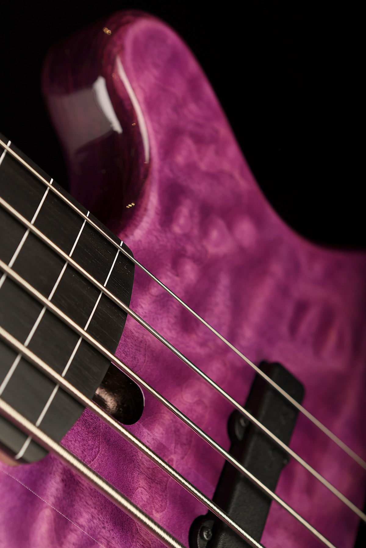 Lakland Skyline 55-02 Deluxe FRETLESS Trans Purple - Bass Centre Music Store Melbourne