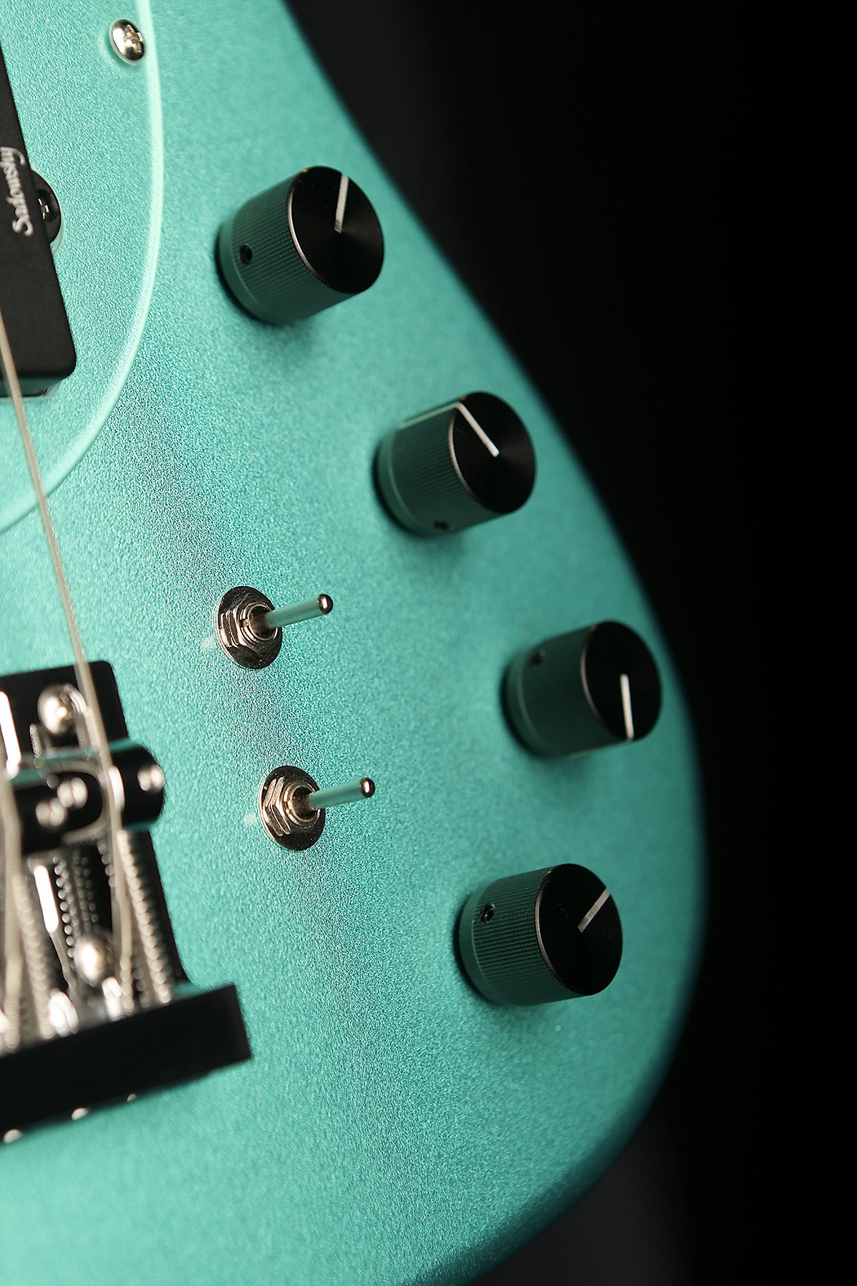 Sadowsky MetroExpress 21-Fret Vintage M/J Bass, Morado Fingerboard, 5-String - Solid Sage Green Metallic High Polish - Bass Centre Music Store Melbourne