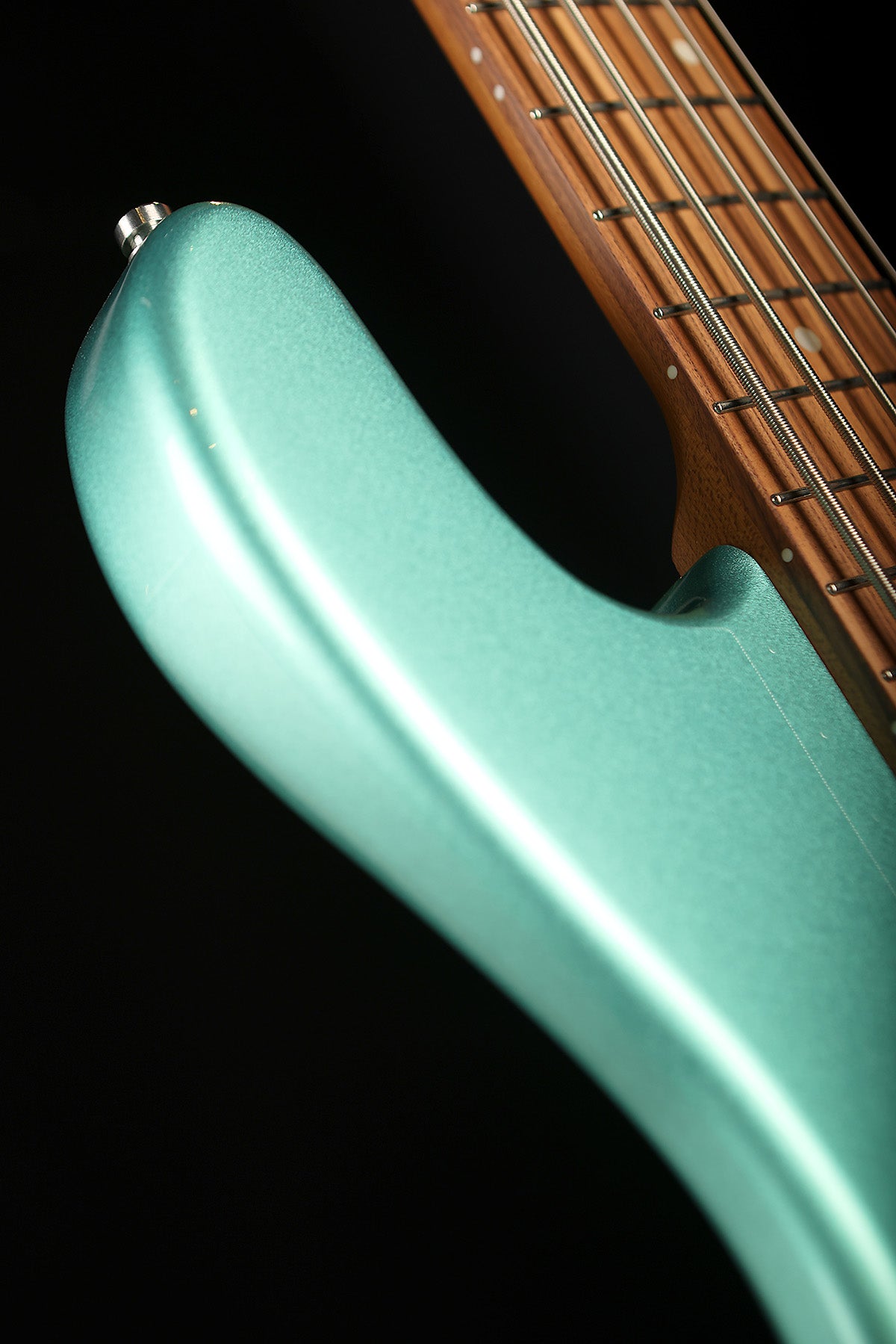 Sadowsky MetroExpress 21-Fret Vintage M/J Bass, Morado Fingerboard, 5-String - Solid Sage Green Metallic High Polish - Bass Centre Music Store Melbourne