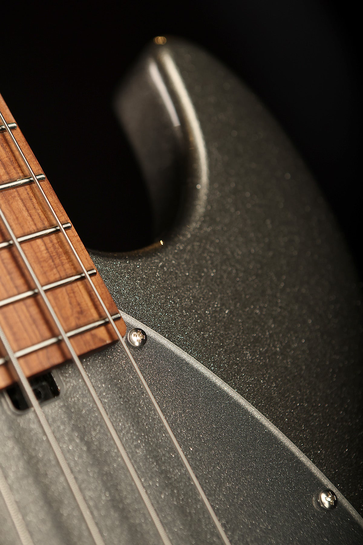 Sadowsky Metro Express 21 Fret M Roasted Maple 4-String Silver Sparkle - Bass Centre Music Store Melbourne