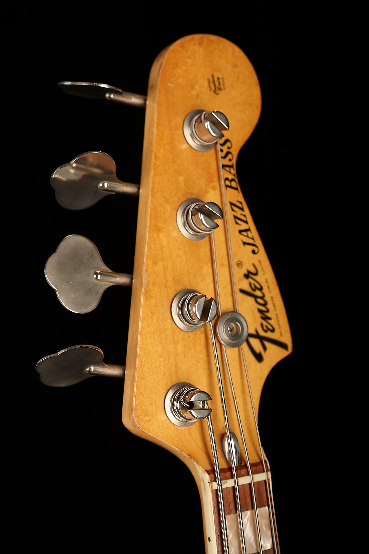 Preloved 1975 Fender Jazz Bass Olympic White w/case - Bass Centre Music Store Melbourne