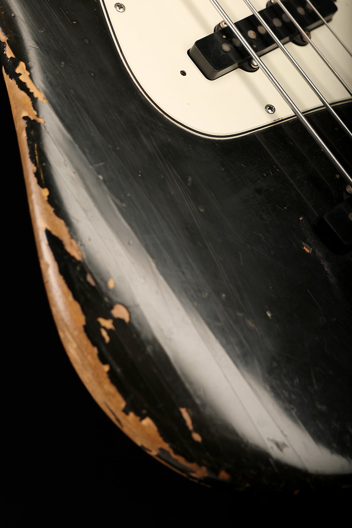 Preloved 1972 Fender Jazz Bass Black 'black block' w/case - Bass Centre Music Store Melbourne