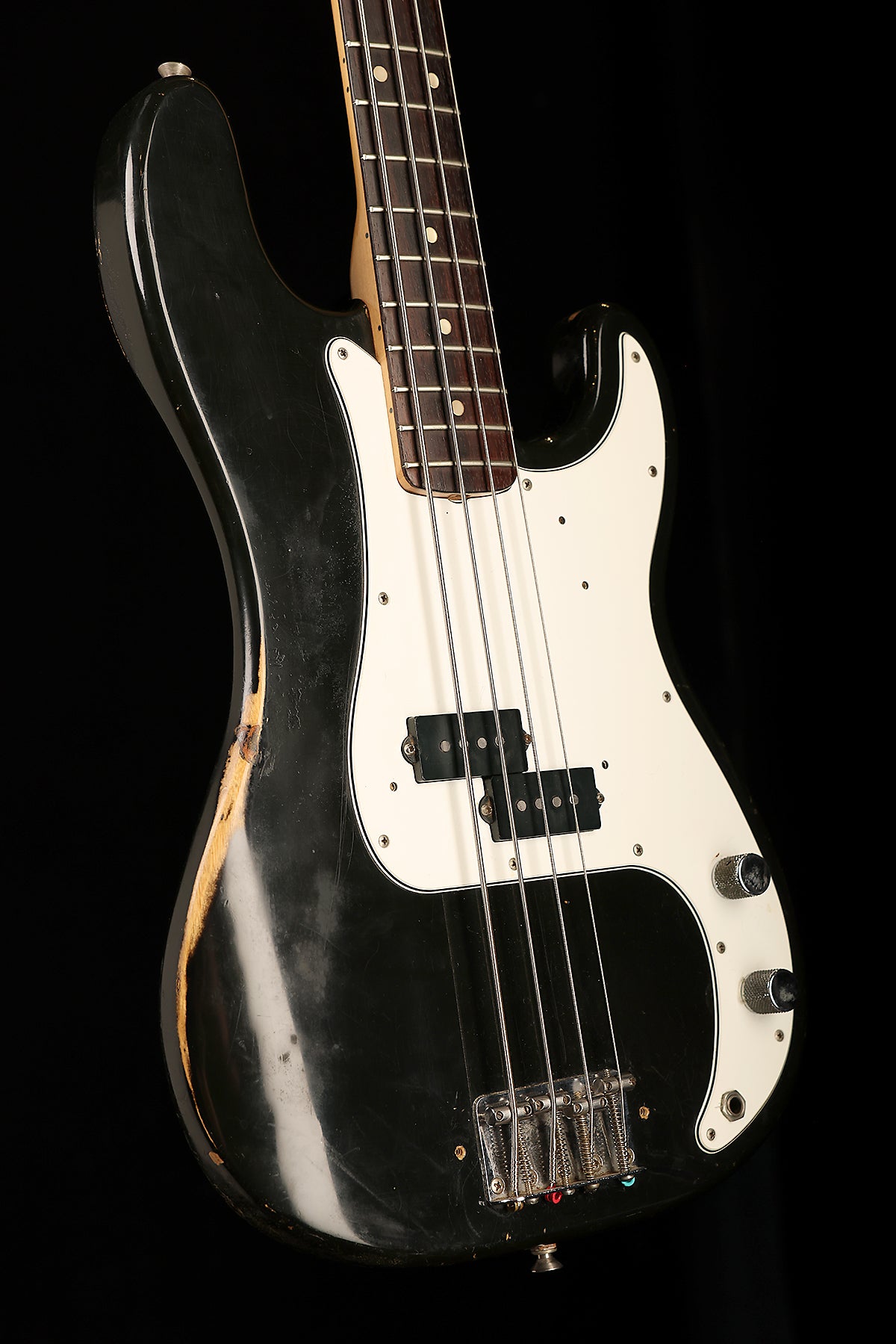Preloved 1974 Fender Precision Bass Black w/case - Bass Centre Music Store Melbourne