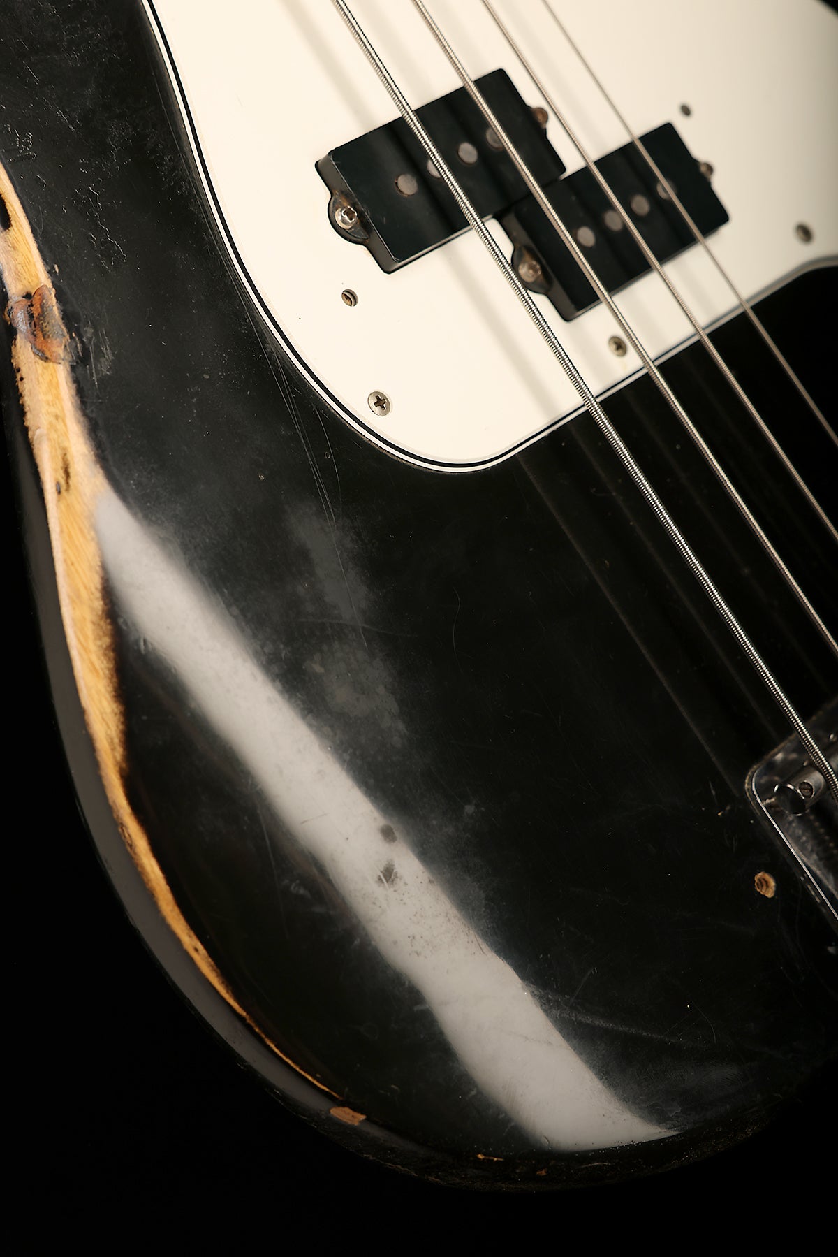 Preloved 1974 Fender Precision Bass Black w/case - Bass Centre Music Store Melbourne