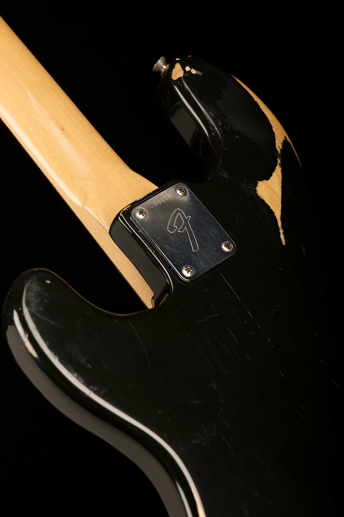 Preloved 1974 Fender Precision Bass Black w/case - Bass Centre Music Store Melbourne