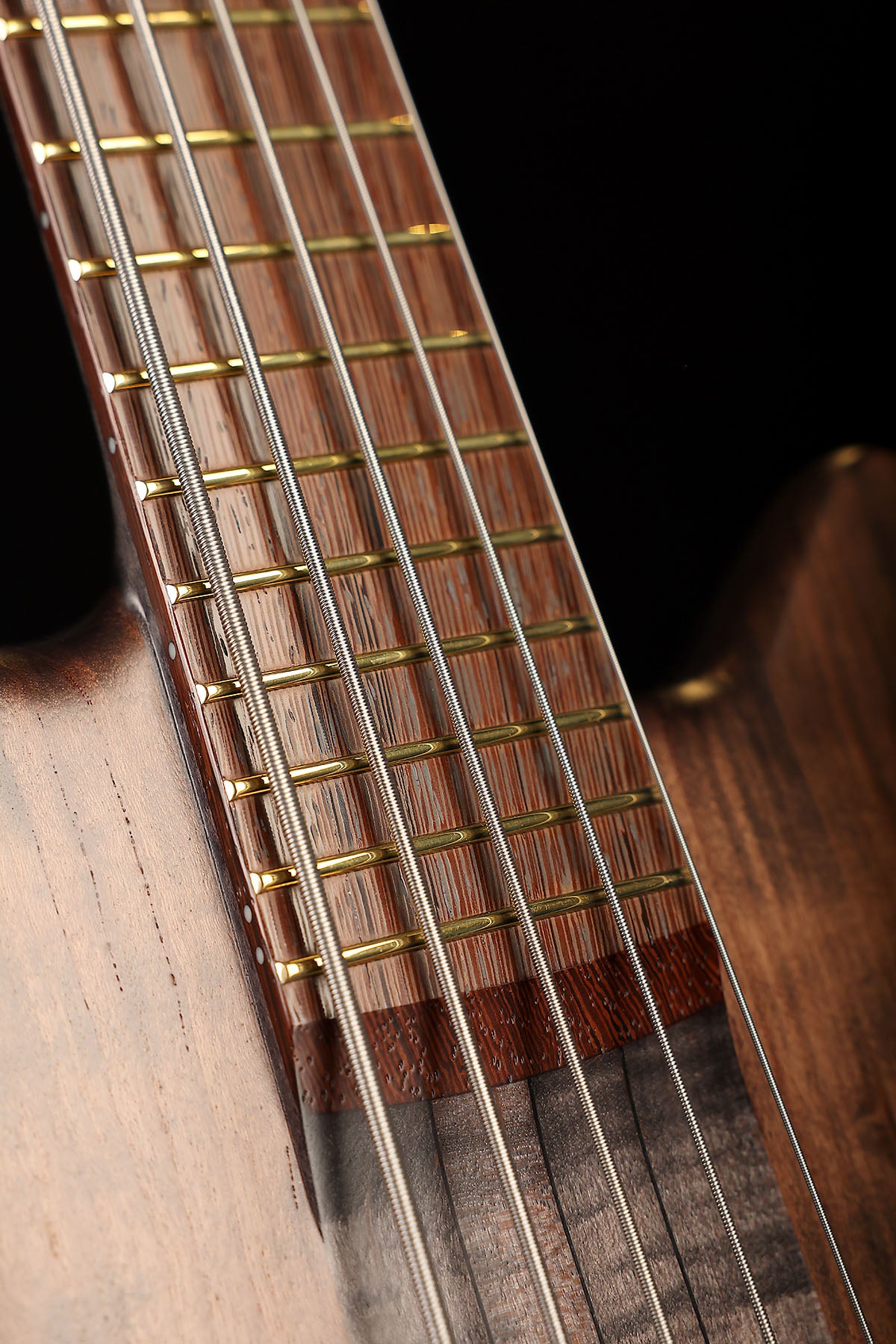 Warwick TeamBuilt Pro Series Streamer Stage 1 5-String Nirvana Black Transparent Satin - Bass Centre Music Store Melbourne