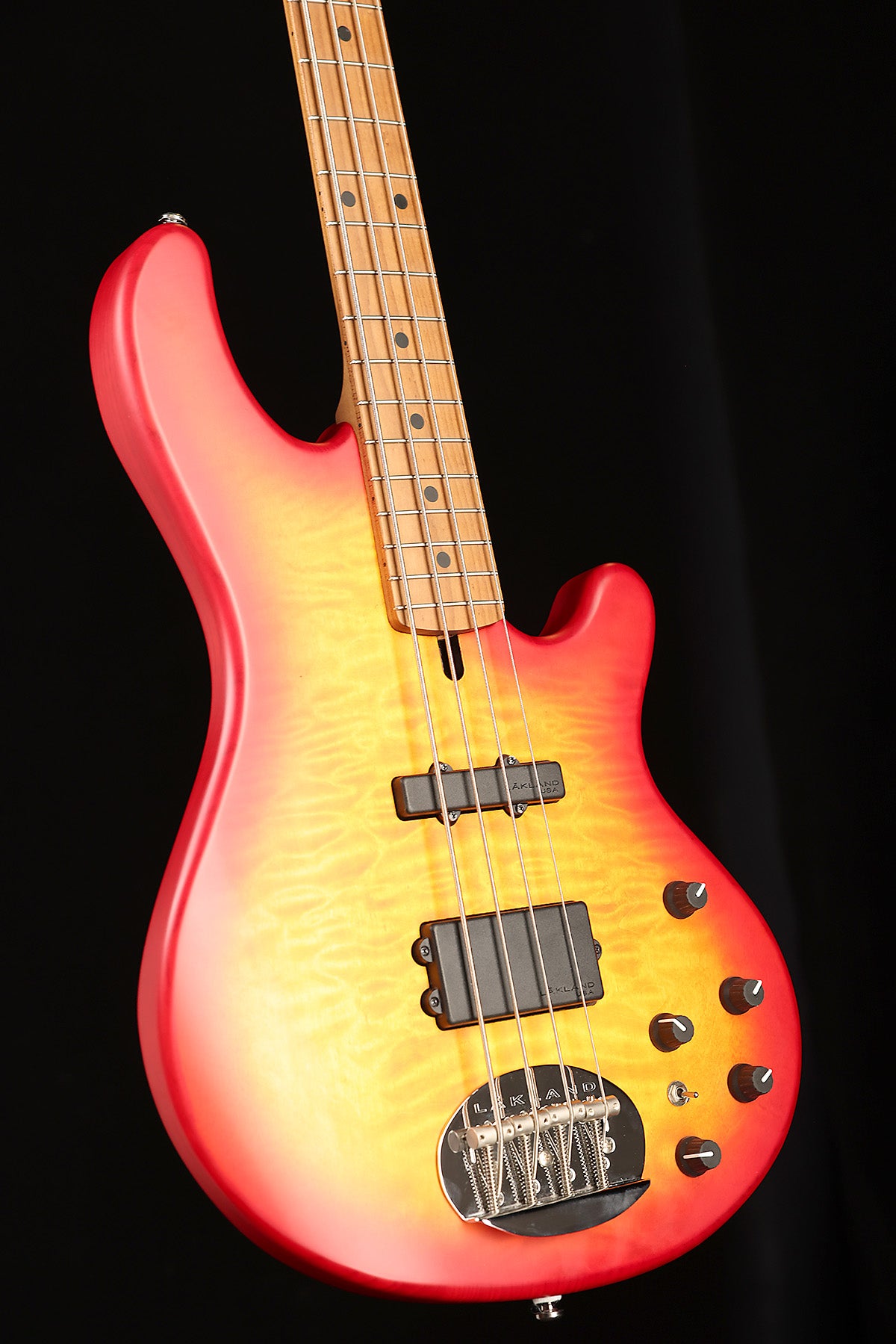 Lakland Sykline 44-02 Deluxe Satin Cherry Burst - Bass Centre Music Store Melbourne