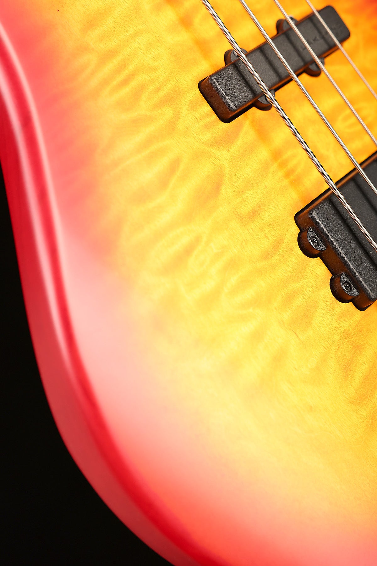 Lakland Sykline 44-02 Deluxe Satin Cherry Burst - Bass Centre Music Store Melbourne