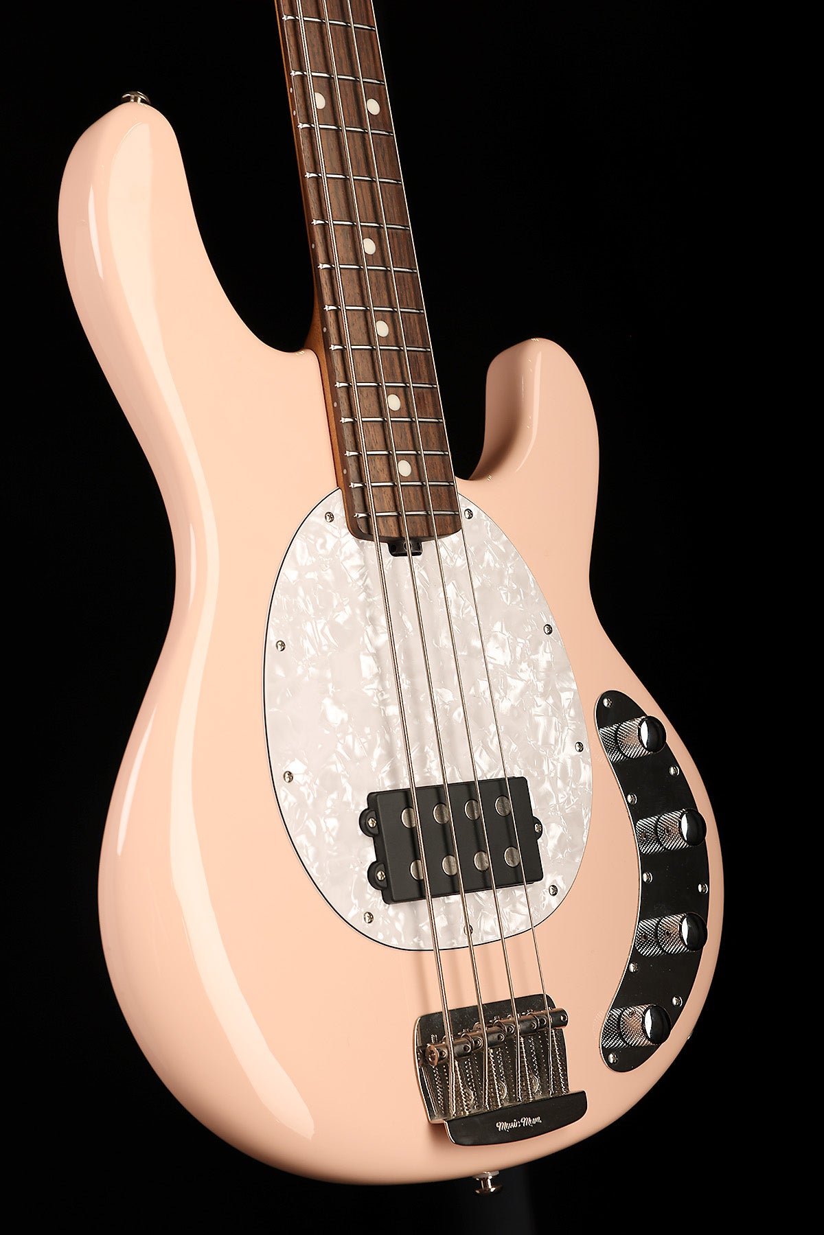Preloved Musicman Stingray Special 4H Pueblo Pink w/case - Bass Centre Music Store Melbourne