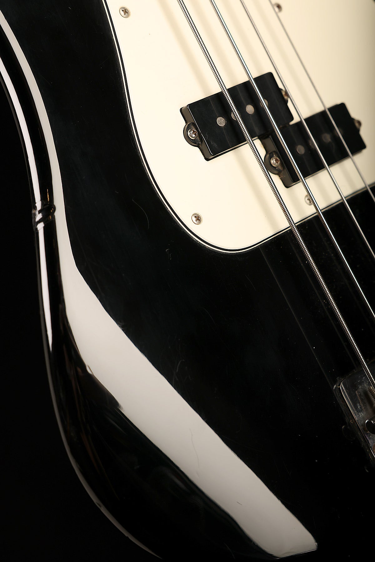 Preloved 1979 Fender Precision Bass Black Maple with Fender case - Bass Centre Music Store Melbourne