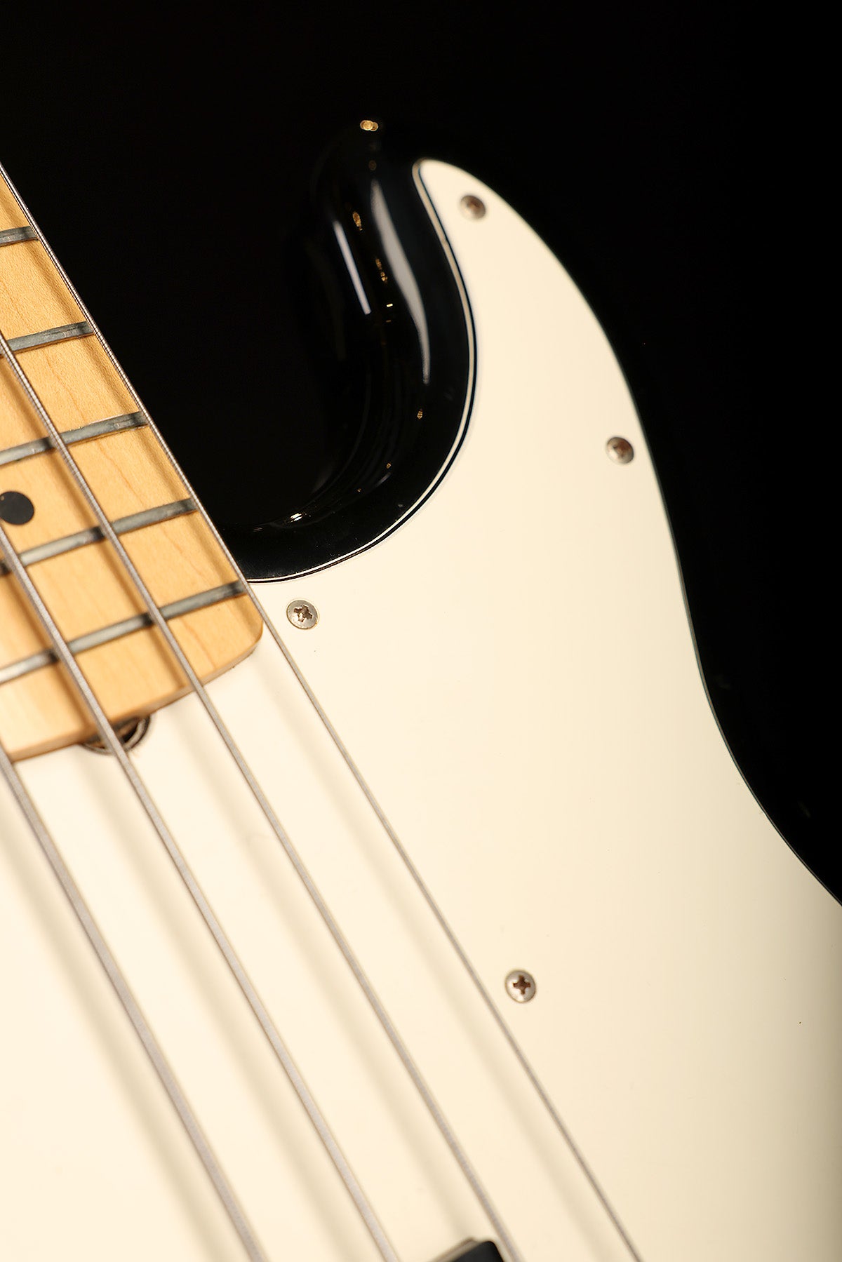 Preloved 1979 Fender Precision Bass Black Maple with Fender case - Bass Centre Music Store Melbourne