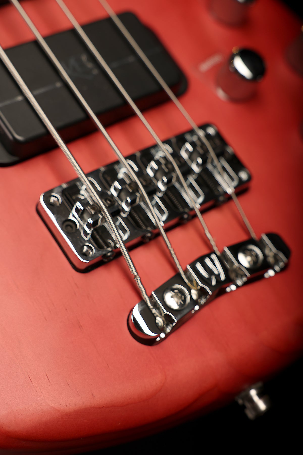 Warwick RockBass Streamer STD 4 String Burgundy Red Trans Satin