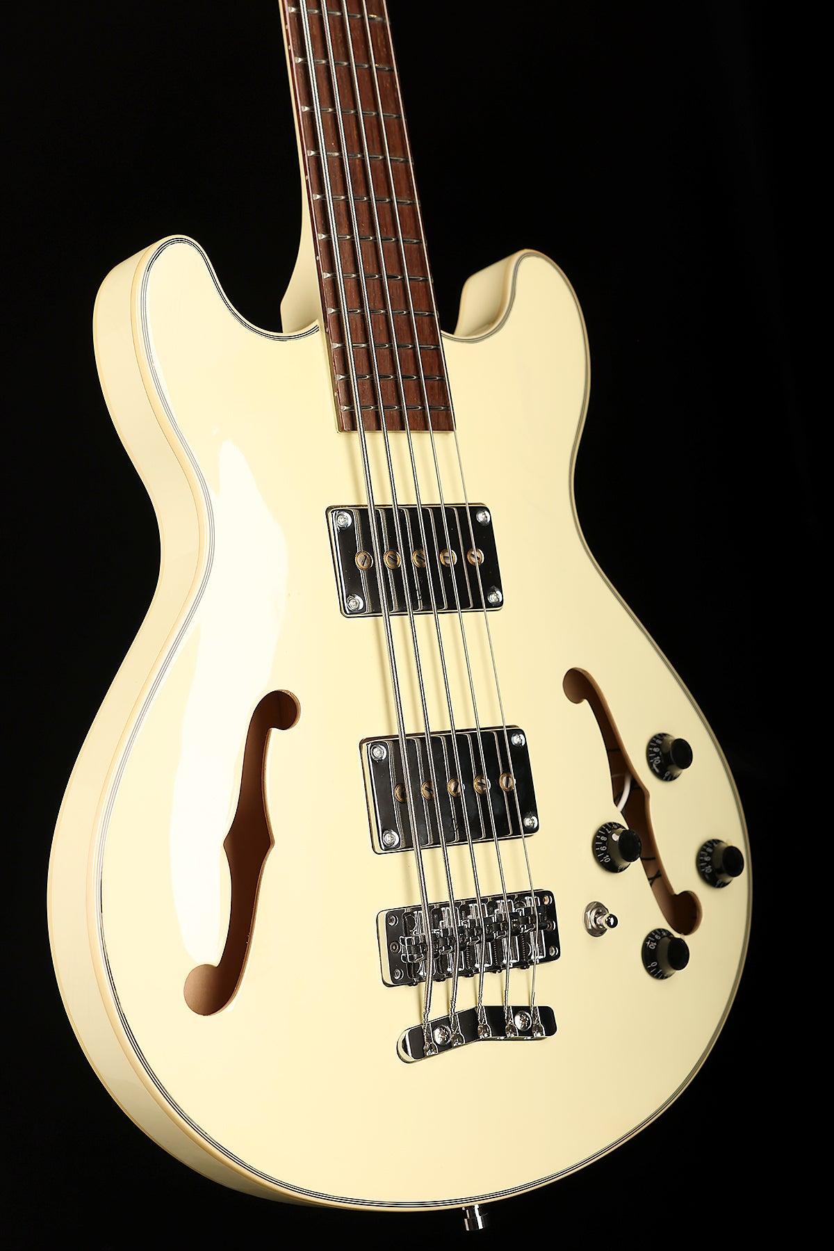 Preloved Warwick RockBass Starbass 5, Cream White High Polish