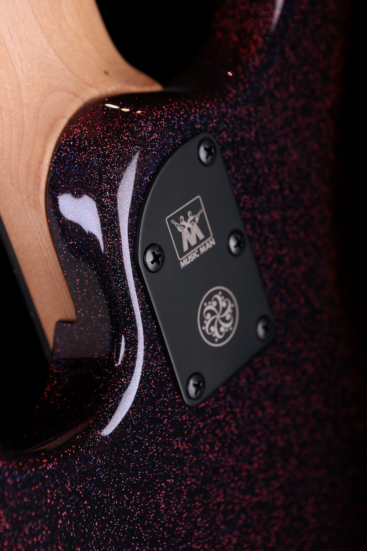 Ernie Ball Music Man Dark Ray 5 Dark Rainbow - Bass Centre Music Store Melbourne