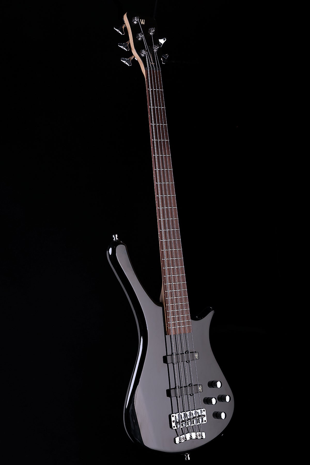 Demo Warwick RockBass Fortress 5-String Solid Black High Polish