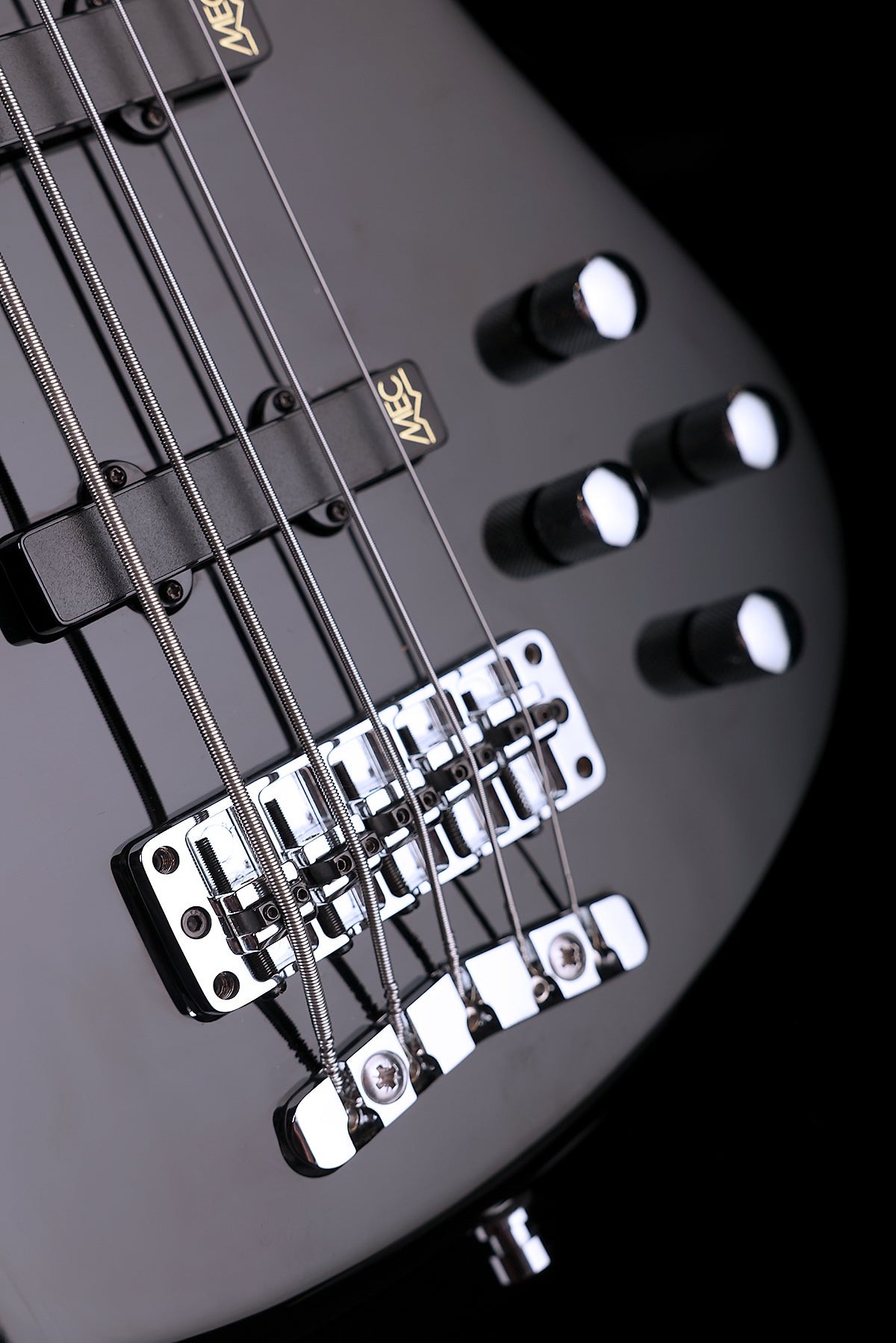 Demo Warwick RockBass Fortress 5-String Solid Black High Polish