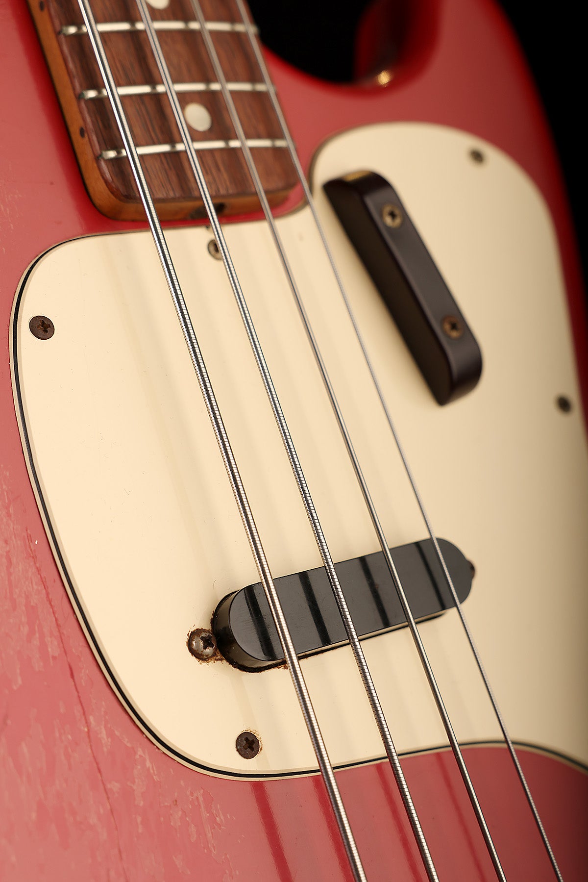 Preloved 1972 Fender Musicmaster Bass Dakota Red