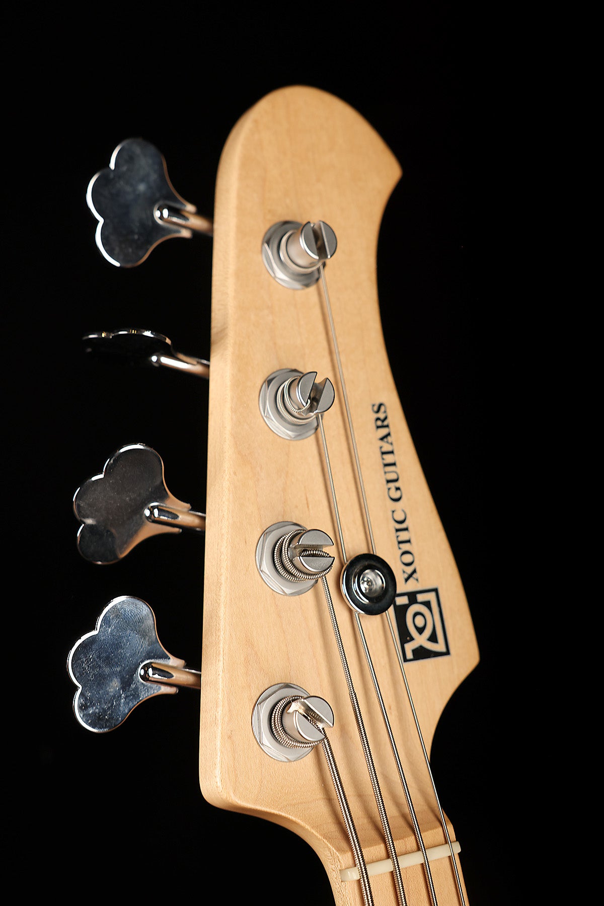 Preloved Xotic JPN XJ 1T 4 String Transparent Wine - Bass Centre Music Store Melbourne