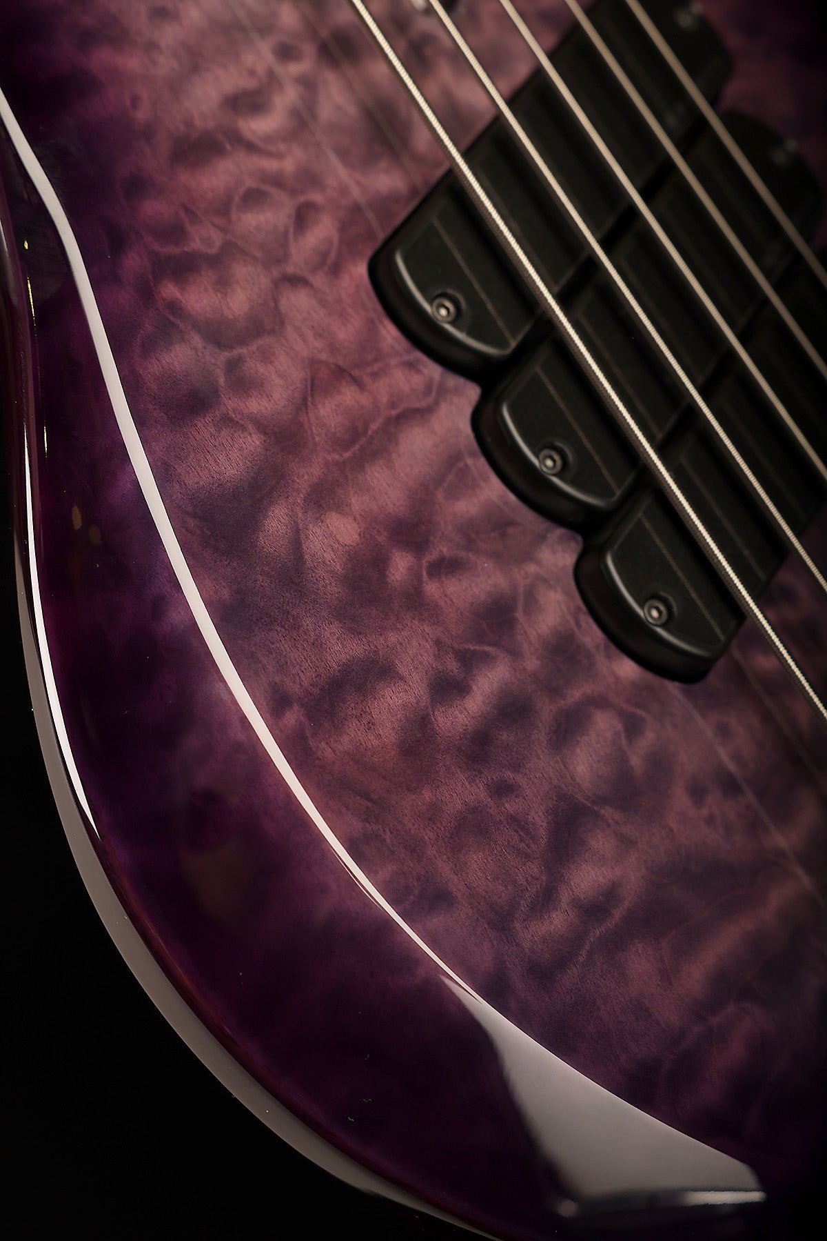 Dingwall Combustion 5 Quilt Top 3X Ultra Violet Burst - Bass Centre Music Store Melbourne
