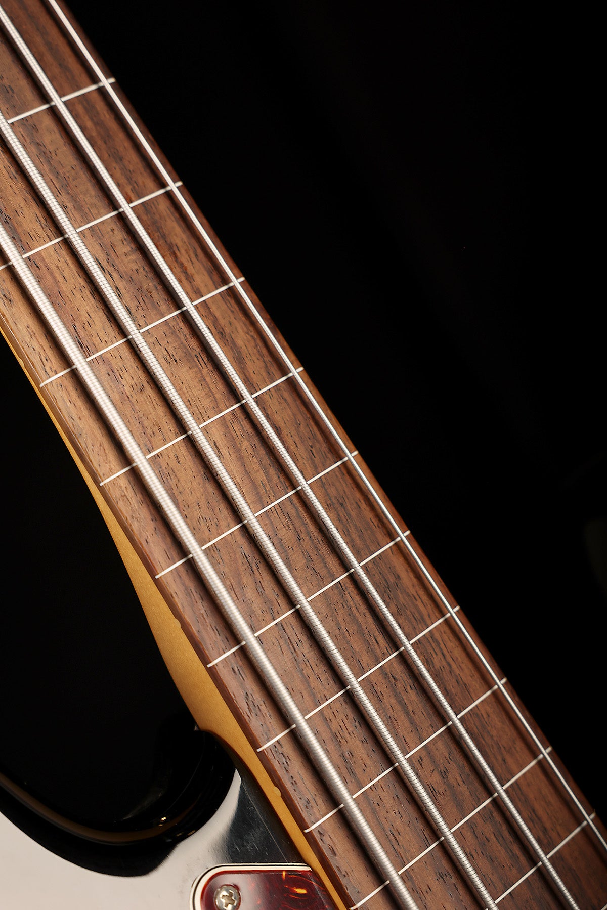 Preloved Fender American Pro II Jazz Bass Fretless Sunburst w/case - Bass Centre Music Store Melbourne