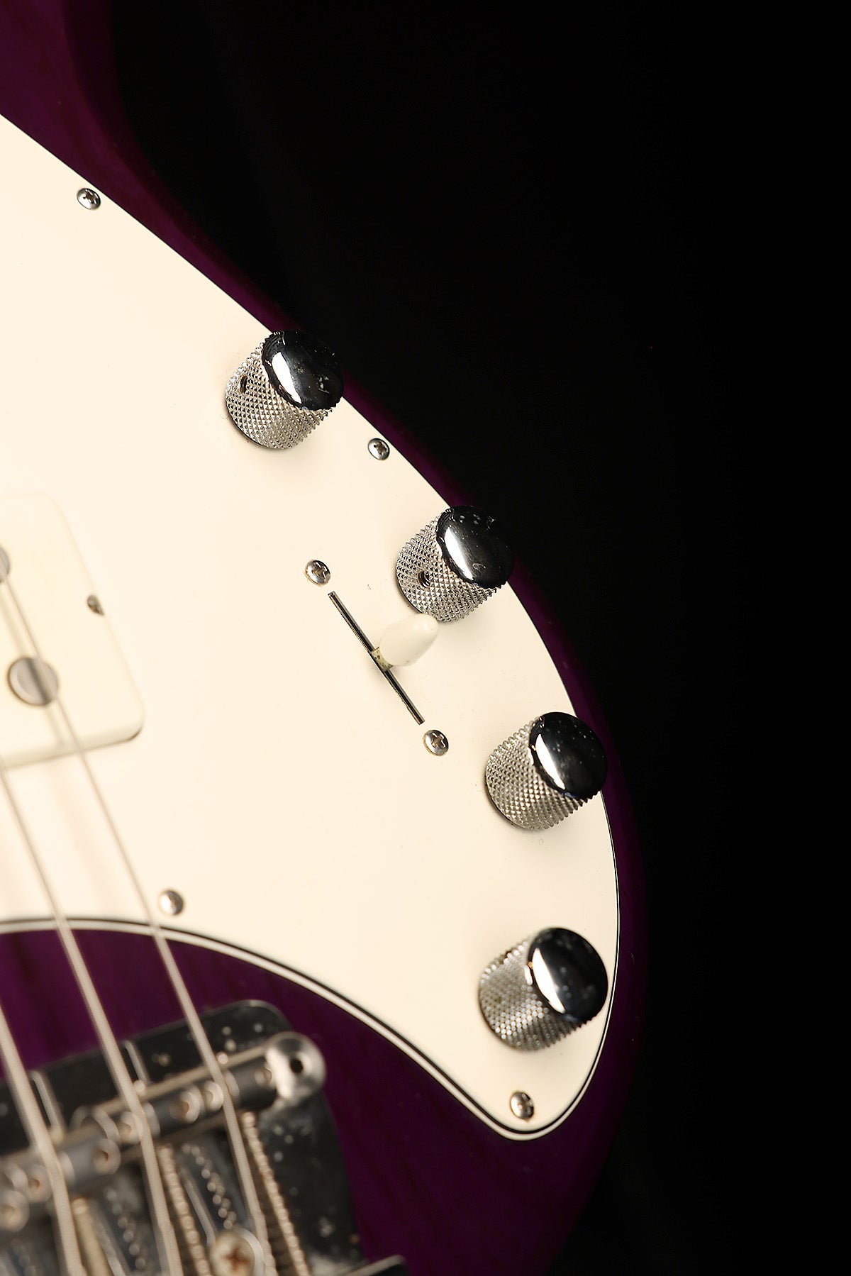 Preloved Ernie Ball Music Man Stingray 5 Translucent Purple Made in USA, w/ Case - Bass Centre Music Store Melbourne