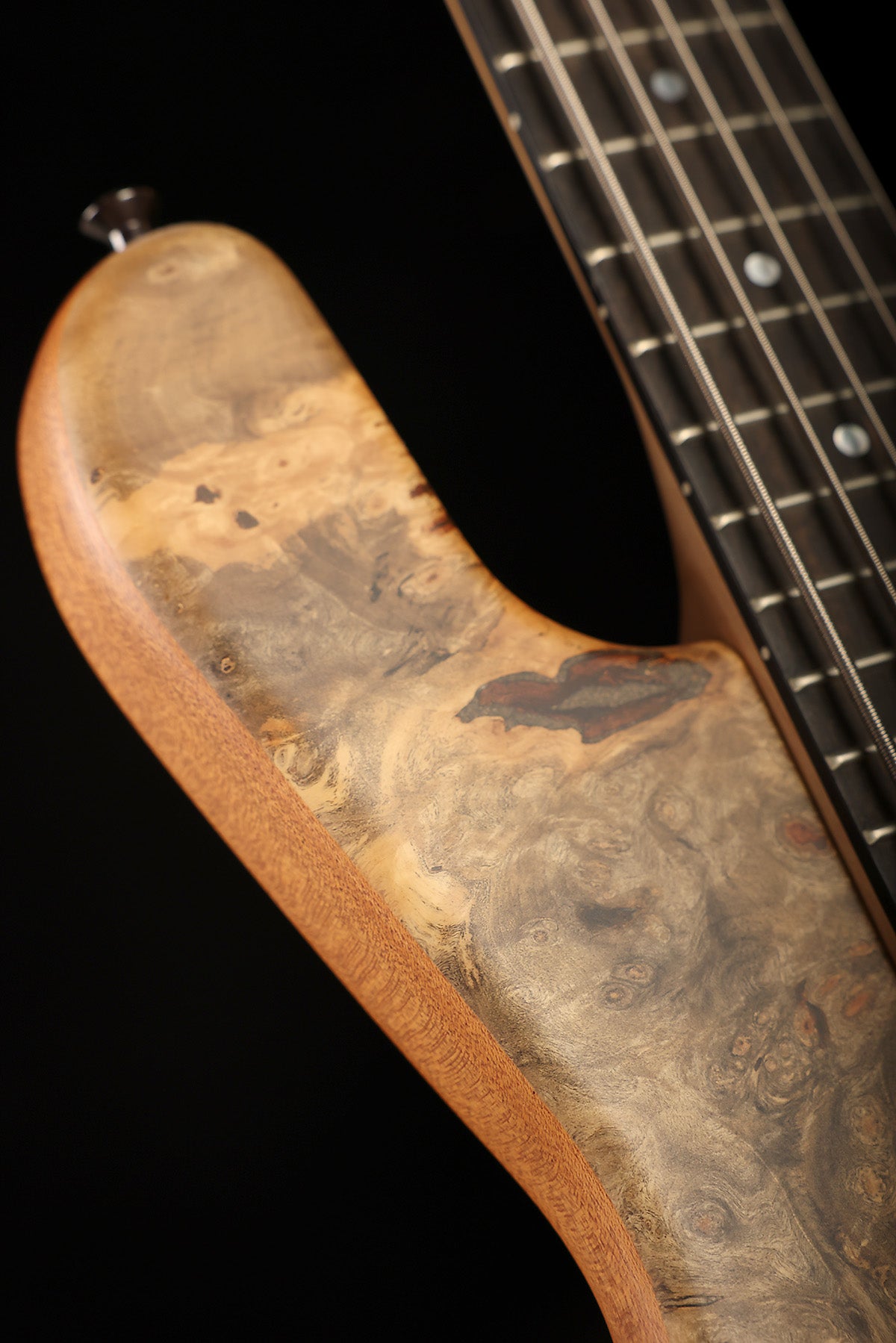 Preloved USA Spector NS5 Bolt On Buckeye Burl