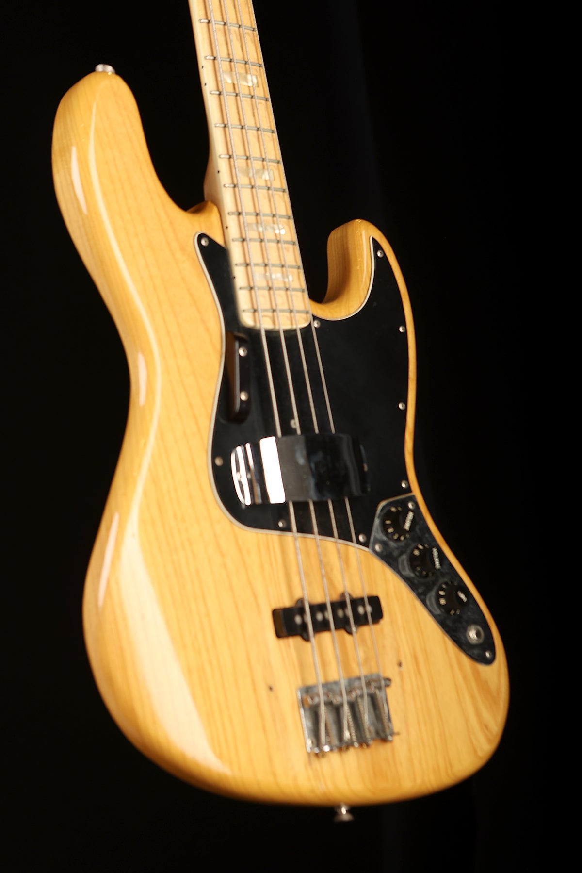 1977 Fender Jazz Bass, Natural - Maple w/case - Bass Centre Music Store Melbourne