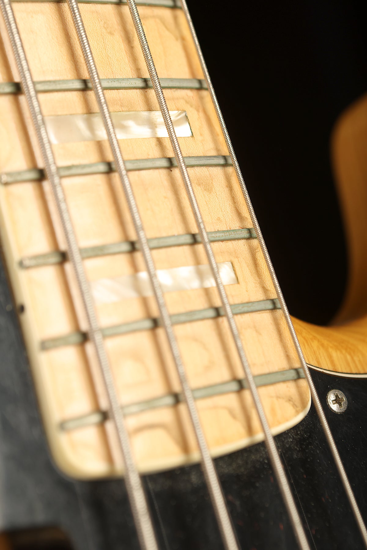 1977 Fender Jazz Bass, Natural - Maple w/case - Bass Centre Music Store Melbourne