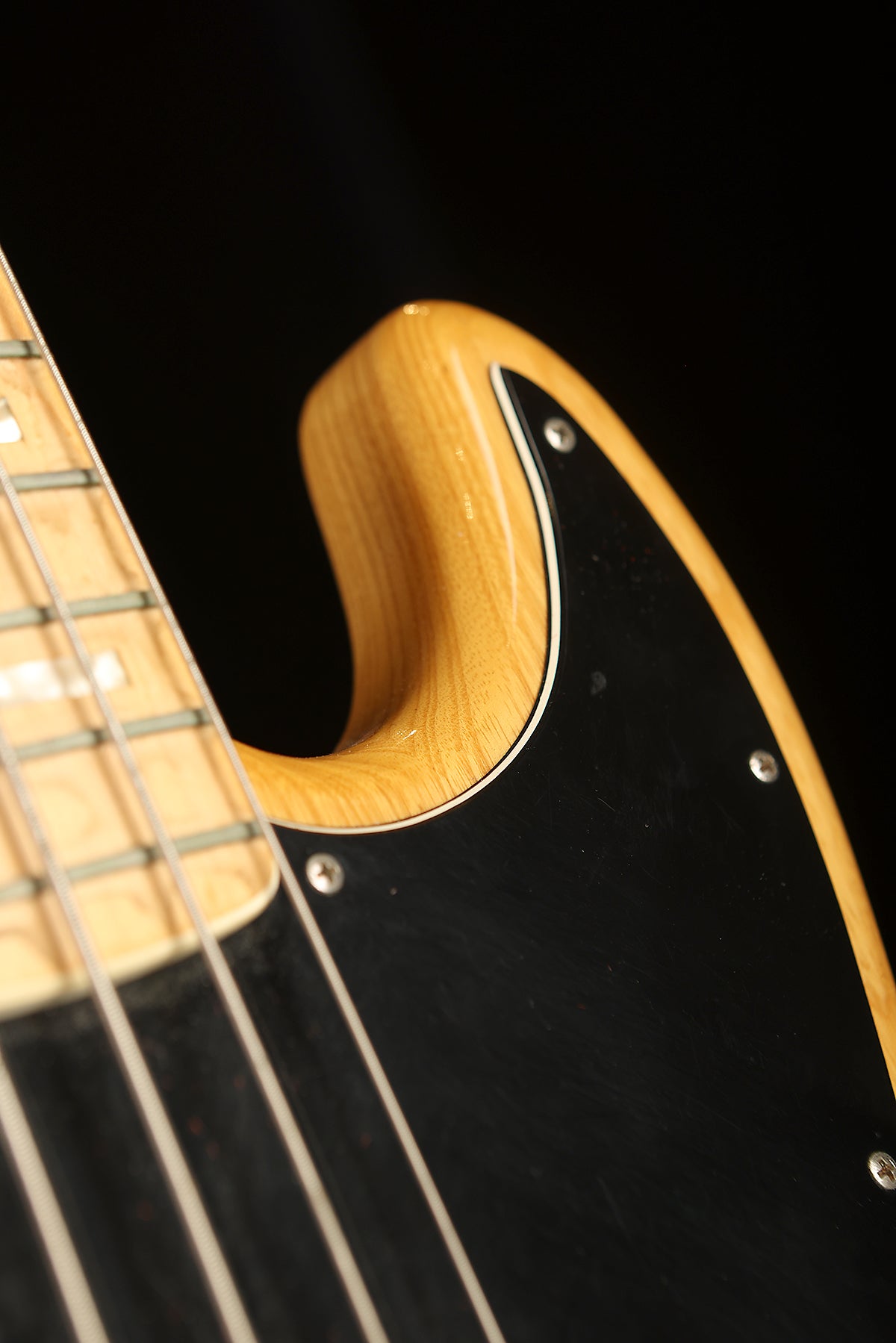 1977 Fender Jazz Bass, Natural - Maple w/case - Bass Centre Music Store Melbourne