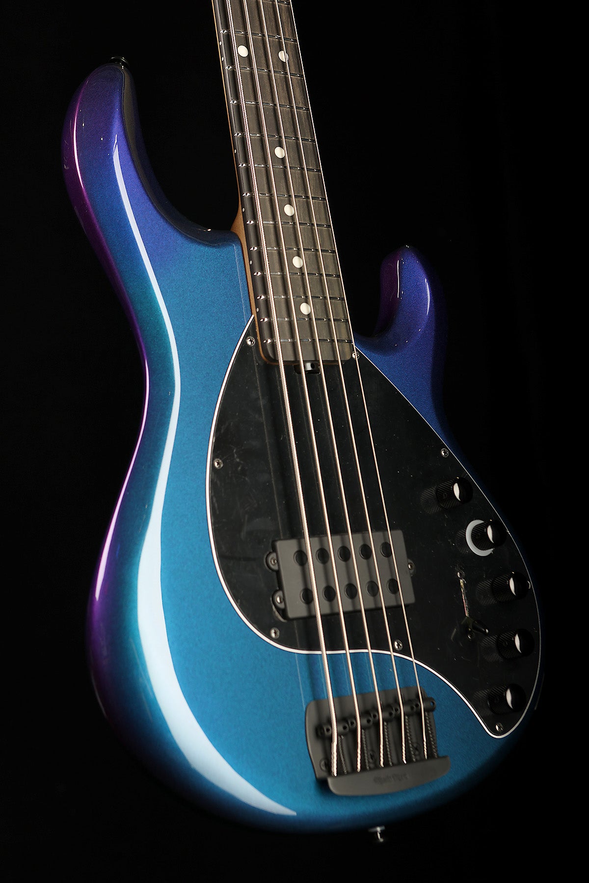 Ernie Ball Music Man Dark Ray 5 Sapphire Iris Limited Edition - Bass Centre Music Store Melbourne