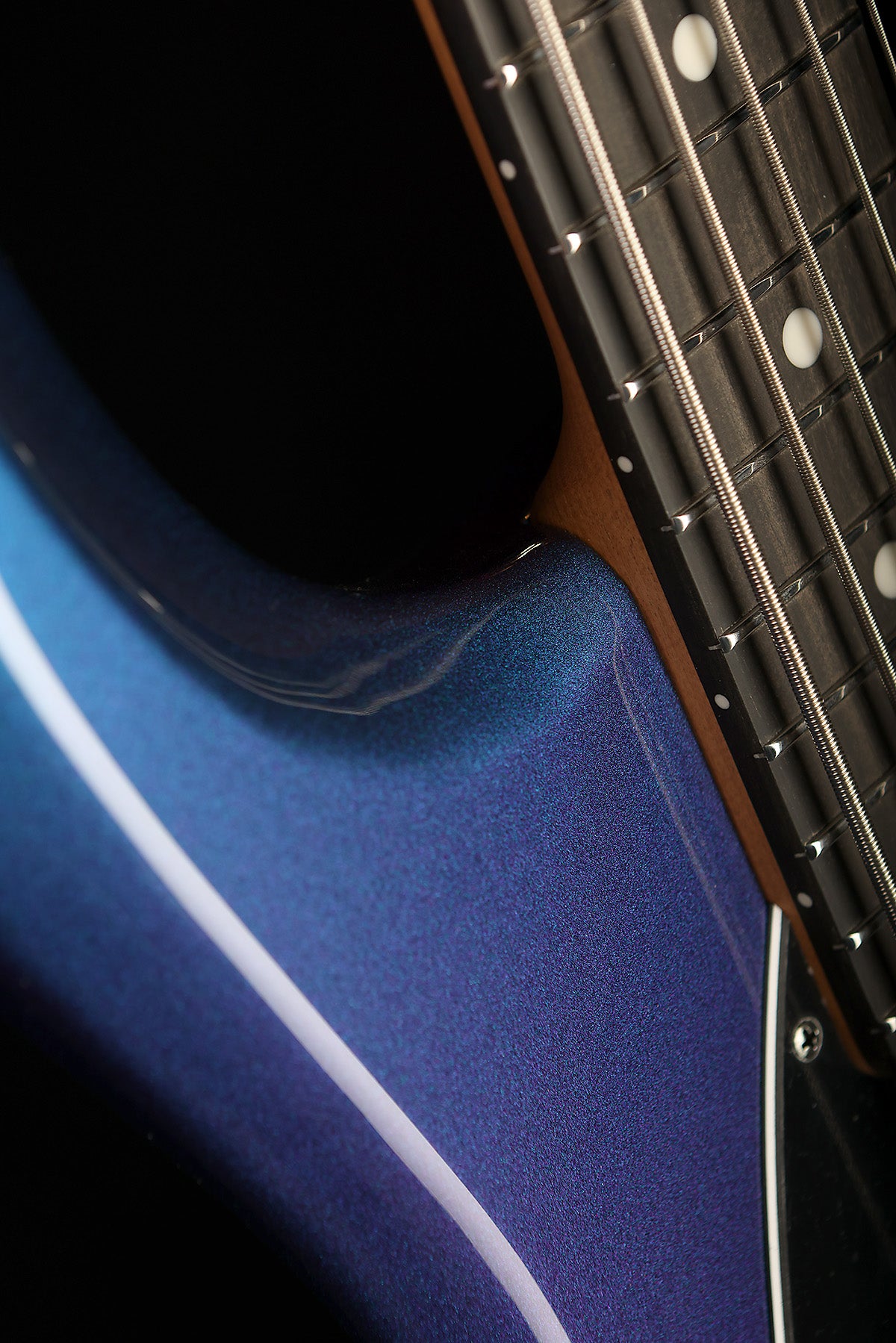 Ernie Ball Music Man Dark Ray 5 Sapphire Iris Limited Edition - Bass Centre Music Store Melbourne