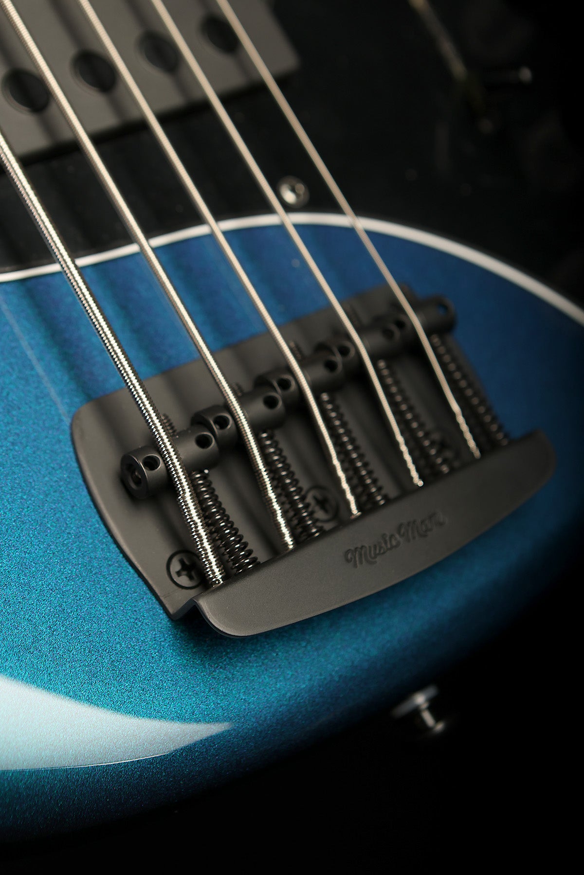 Ernie Ball Music Man Dark Ray 5 Sapphire Iris Limited Edition - Bass Centre Music Store Melbourne